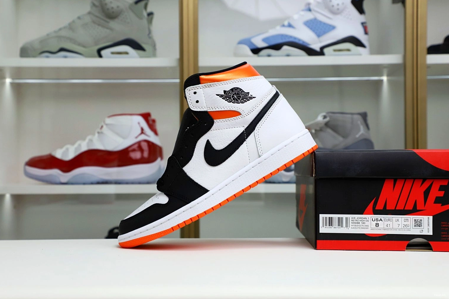 Electro Air High Orange' 1 Retro OG Jordan 0119